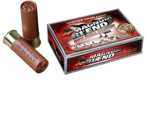 12 Gauge 3" Hevi-Shot Mag Blend 2 oz 5 Rounds Shotgun Ammunition