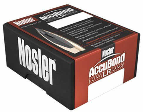 Nosler 58623 Accubond 7mm 168 Grains Spitzer 100 Per Box/Rec Hunting