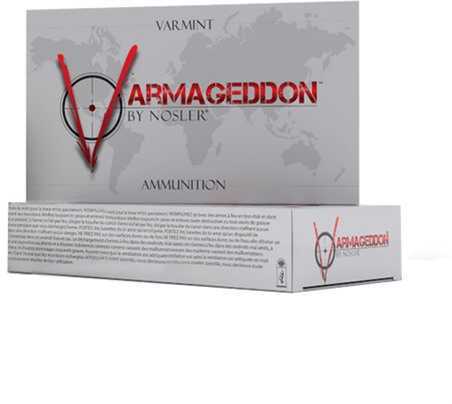 Nosler Varmageddon 22-250  Remington Flat Base Tip 55 Gr 3550 Fps 20 Rounds Per Box