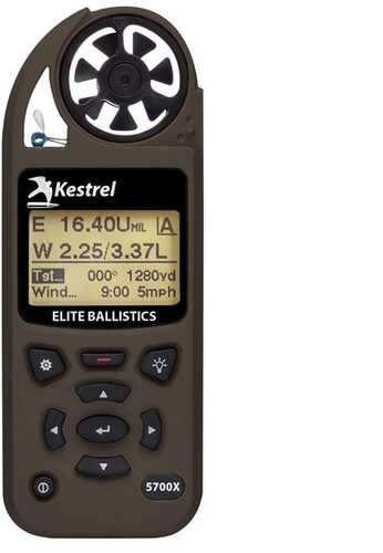Kestrel 5700X Elite Weather Meter With APPLIED Ballistics & Link