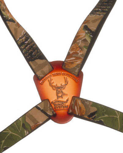 The Original Slide And Flex Bino-System Realtree Hardwoods Green Eliminates Neck Fatigue - Elastic straps Allow binos To