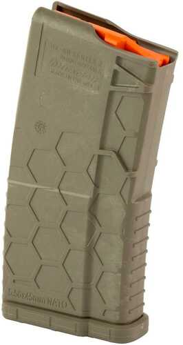 Sentry Hexmag AR-15/M4/M16 Shorty Rifle Magazine FDE With Orange Follower .223/5.56x45mm 20/Rd