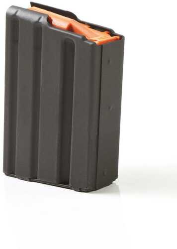 ASC AR Family Rifle Magazine Orange Follower .223 Remington Black Stainless Steel 10/Rd