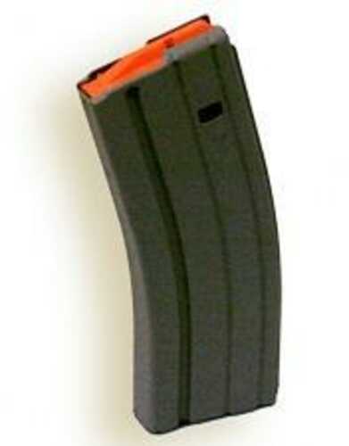 ASC AR Family Rifle Magazine Orange Follower .223 Remington Black Stainless Steel 30/Rd
