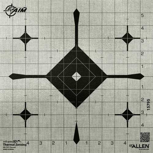 ALLEN EZ AIM 12" INFARED BULEYE TGT