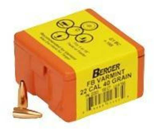 Berger Match Grade Varmint Bullets .22 Cal .224" 40 FB 100/Box