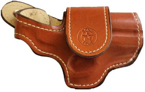Bond Arms Leather Driving Holster RH 3.5" Barrel Tan With White Stitching