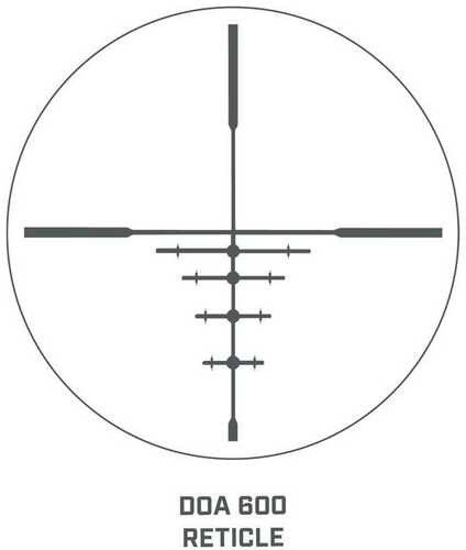 Bushnell Trophy Rifle Scope - 3-9x40mm Doa 600 Cf Reticle Matte Black