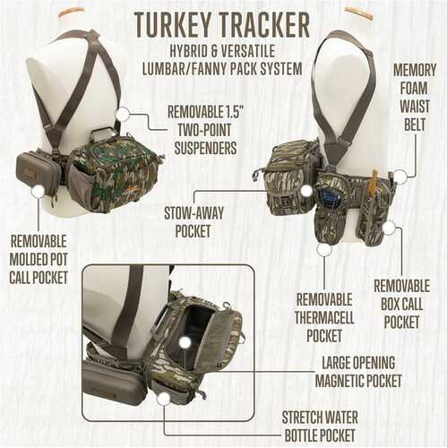 Alps Outdoorz Turkey Tracker Waist Pack Mossy Oak Bottomland