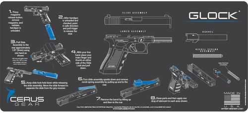 Cerus Gear 12x27 Glock Instructional Promat - Gray