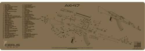 Cerus Gear 12x36 AK47 Schematic Promat - Coyote Tan