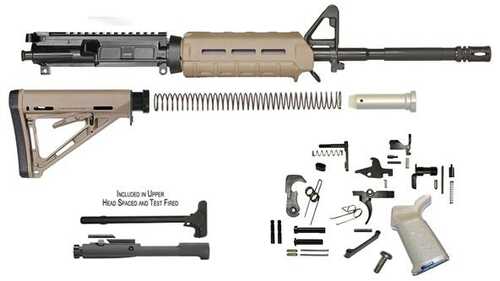 Del-Ton 16 16 M4 FDE Magpul MLOK Rifle Kit