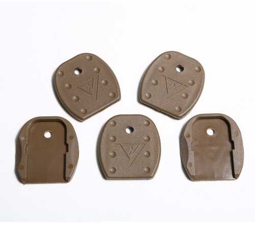 Tango Down Vickers Tactical Mag Floor Plates For Glock Tan 5/ct