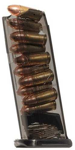 Elite Tactical Systems Carbon Smoke Handgun Magazine For Glock 43x/48 9mm Luger 10/Rd