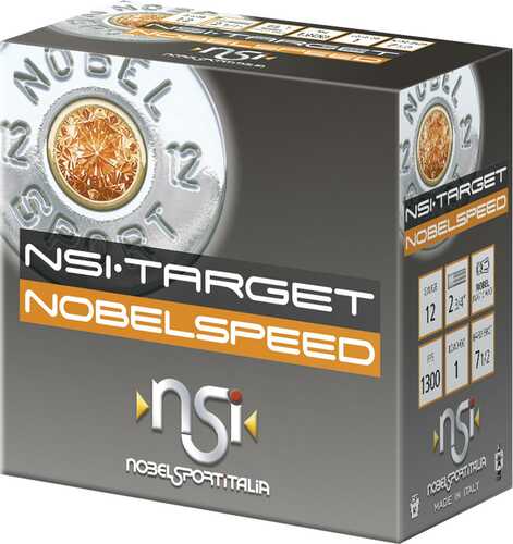 Nobel NSI Target Speed Shotshell 12 Ga 2 3/4" Oz 1300 Fps #7 25/ct