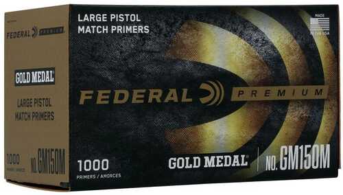 Federal Gold Medal Centerfire Large Pistol Match Primer 1000/ct