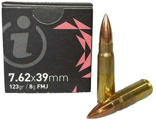 Global Ordnance Igman Rifle Ammunition 7.62x39mm 123 Gr FMJ 2405 Fps 15/ct