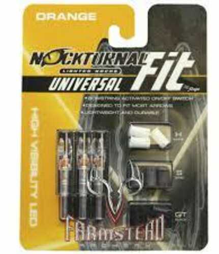 Nockturnal Universal Lighted Nocks Size Orange