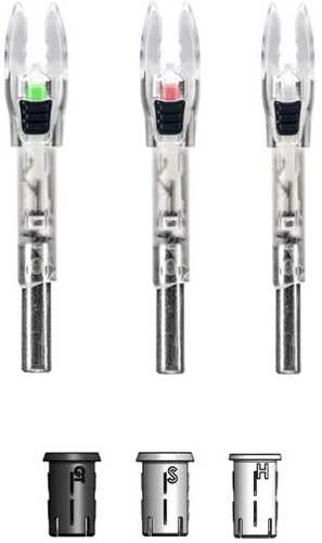Feradyne Nockturnal Shift Universal Size Red And Green Strobe Lighted 2-Pack