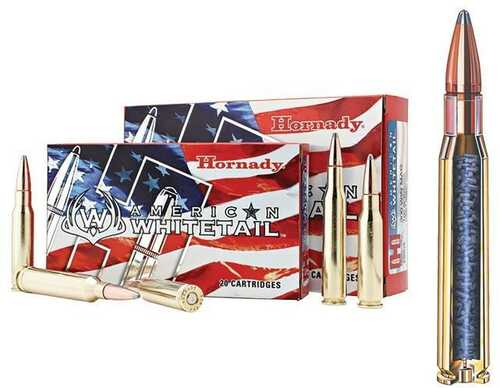 Hornady American Whitetail Rifle Ammunition .25-06 Rem 117 Gr BTSP 2749 Fps - 20/Box
