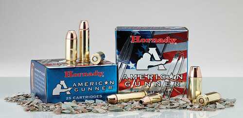 Hornady American Gunner Handgun Ammunition 9mm (+P) Luger 124 Gr XTP 1200 Fps 25/Box