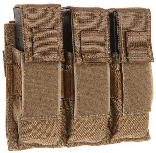 TacShield Triple Universal Pistol Magazine Pouch Coyote