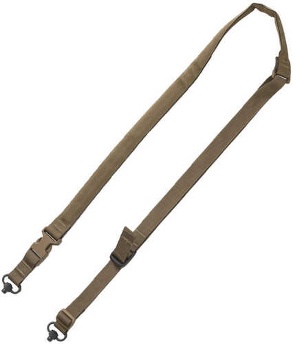 TacShield Tactical 2 Point Quick Adjust Sling Padded QD Push Button Swivel Coyote Brown