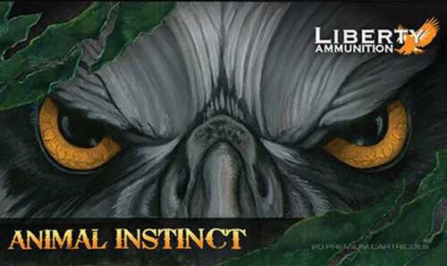 Liberty Animal Instinct Rifle Ammunition .300 AAC Blackout 100 Gr SCHP 20/ct