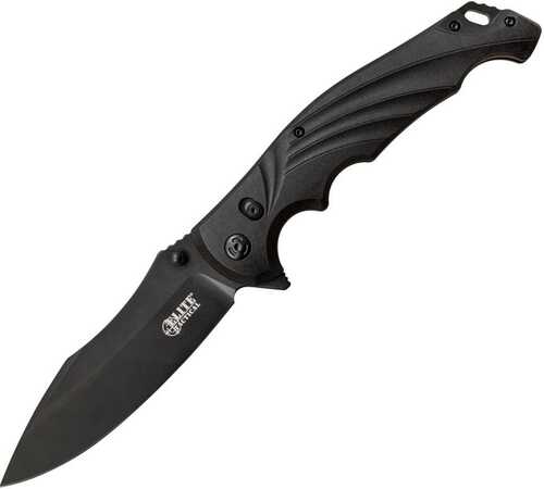 Master Cutlery Elite Tactical Conqueror Folding Knife Black