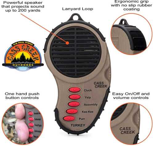 Cass Creek Ergo Electronic Turkey Call