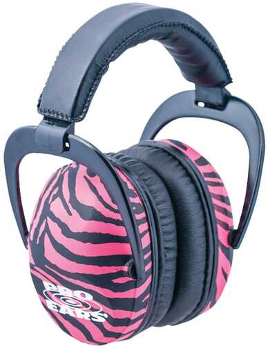 ProEars Ultra Sleek Pink Zebra