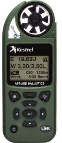 Kestrel 5700 Elite Weather Meter With Applied Ballistics & Link - Olive Drab