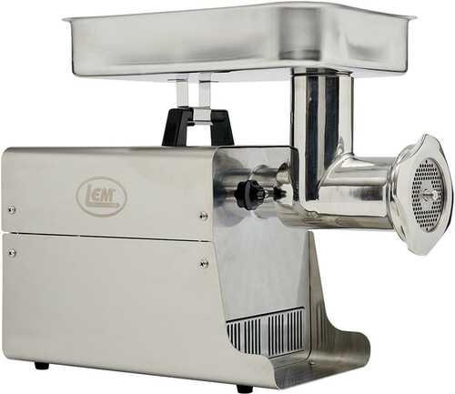 Lem Products #32 Big Bite Stainless Steel Electric Grinder