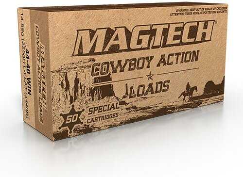 Magtech Cowboy Action Ammunition .44-40 Win. 225Gr LFN 755 Fps 50/ct