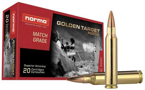 Norma Golden Target Match Rifle Ammunition .223 Rem 69 Gr BTHP 1379 Fps 20/ct