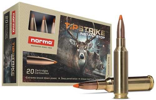 Norma TipStrike Rifle Ammunition 6.5 Creedmoor 140Gr PT 2625 Fps 20/ct