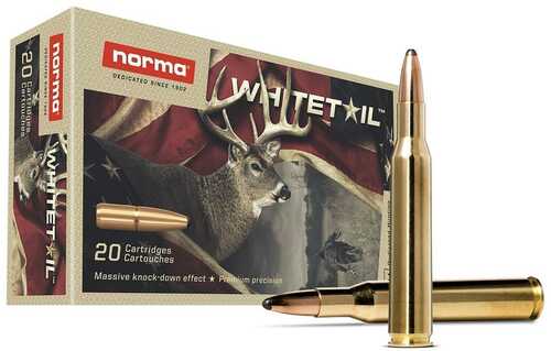 Norma Whitetail Rifle Ammunition .270 Win 130Gr PSP 3084 Fps 20/ct