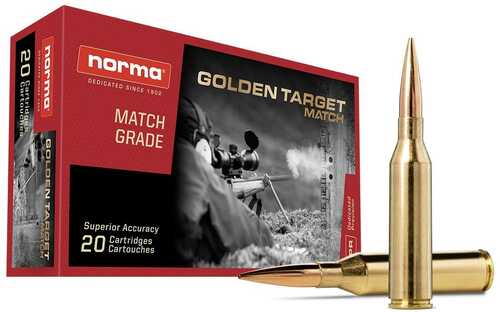 Norma Golden Target Match Rifle Ammunition .300 Norma Mag 230Gr BTHP 4550 Fps 20/ct