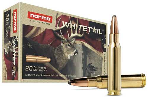 Norma Whitetail Rifle Ammunition .308 Win 150Gr PSP 2789 Fps 20/ct