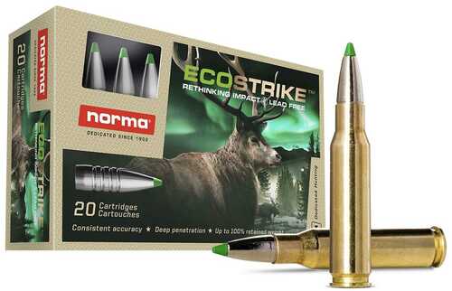 Norma EcoStrike Rifle Ammunition .300 PRC 165 Grain PT 20 Rounds Per Box
