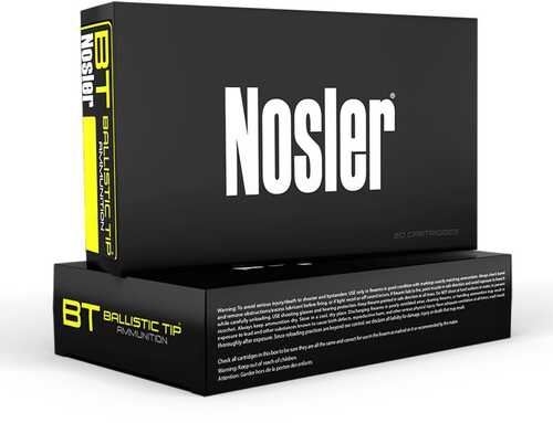 Nosler Ballistic Tip Rifle Ammunition 7mm-08 120Gr Hunting Ammo (20 ct.)