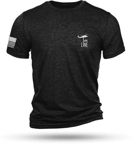 Nine Line America Short Sleeve Shirt Black Triblend L
