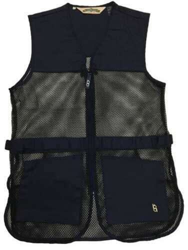 245M Dual Pad Mesh Shotgun Vest Navy X Large