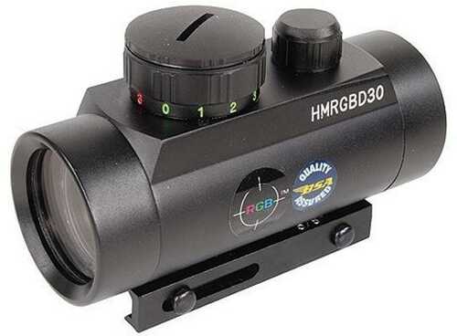 Bsa Huntsman Red/Green/Blue Dot Sight -  1x30mm 5 MOA - Matte