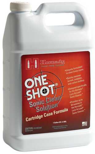 Hornady One Shot Sonic Cleaning Solution - Cartridge Case Formula - 1 Gal