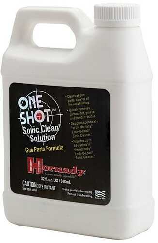 Hornady One Shot Sonic Cleaning Solution - Gun Parts Formula - 1 Qt