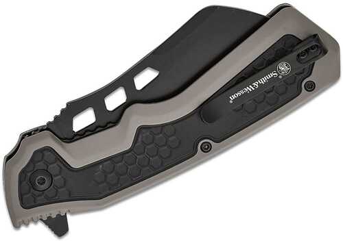 Smith & Wesson Extraction And Evasion Assisted Folding Knife 3-1/2" Cleaver Blade Black