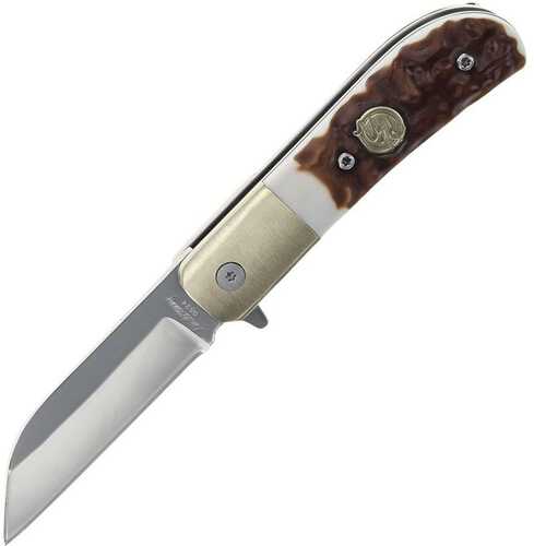 Uncle Henry Next Gen 6Uh Folding Knife 2-7/10" Drop Point Blade Staglon Clamshell