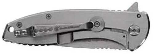 Smith & Wesson Kt Executive Platinum Folding Knife 3" Drop Point Blade Silver Box