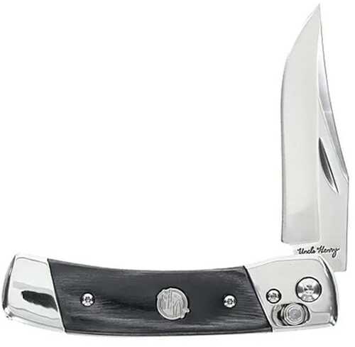 Uncle Henry PLB5 Folding Knife 2-9/10" Clip Point Blade Black